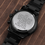My Little Boy Yesterday Engraved Watch for Men
