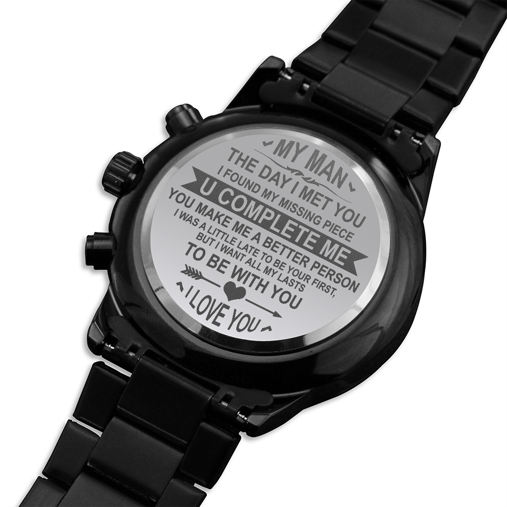 Engraved watch for wife best sale