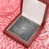 Happy New Year Forever Love Necklace Message Card