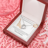 Congratulations Forever Love Necklace Message Card