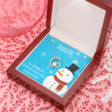 Daughter Forever Love Necklace Message Card