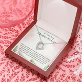 To The Best Mother-In-Law Forever Love Necklace Message Card