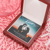 To My Love Forever Love Necklace Message Card
