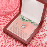 To My Aunt Forever Love Necklace Message Card