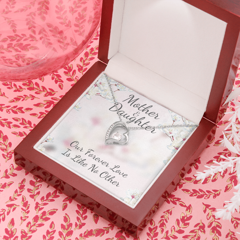 Mother & Daughter Forever Love Necklace Message Card