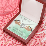 Dear Love Forever Love Necklace Message Card