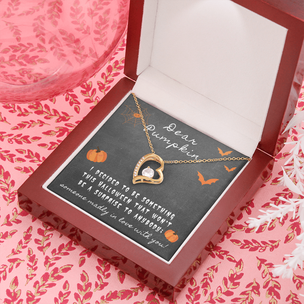 Dear Pumpkin Forever Love Necklace Message Card