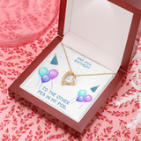 Happy Birthday Forever Love Necklace Message Card