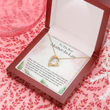 To The Best Mother-In-Law Forever Love Necklace Message Card