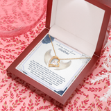 In Loving Memory Of Your Mother Forever Love Necklace Message Card