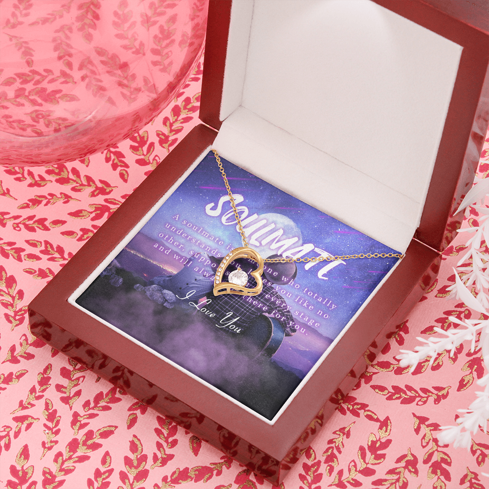 Soulmate Forever Love Necklace Message Card