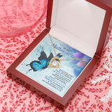 To My Mother-In-Law Forever Love Necklace Message Card