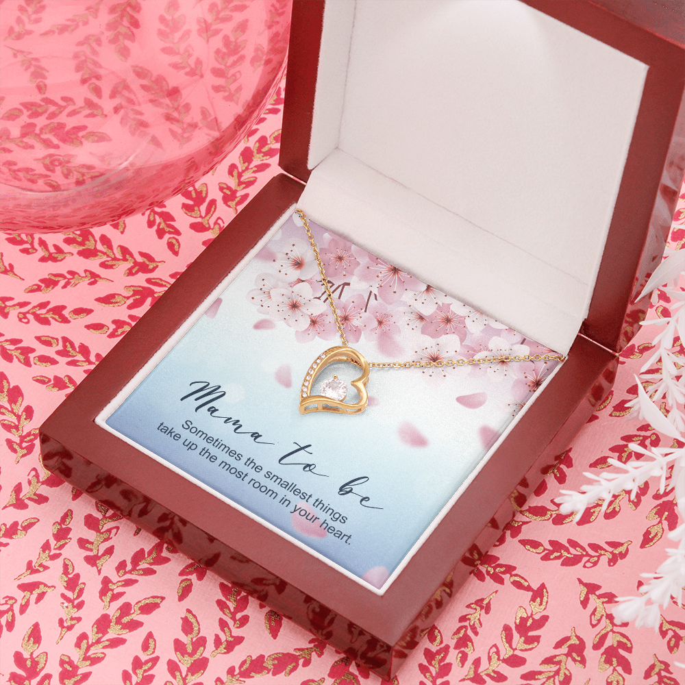 Mama To Be Forever Love Necklace Message Card