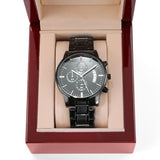 To My Son From Dad Engraved Watch for Men