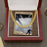 Wonderful Dad Of The Year Cuban Chain Message Card