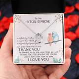 To My Special Someone Lucky in Love Necklace Message Card