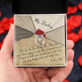 My Darling Lucky in Love Necklace Message Card
