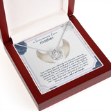 In Loving Memory Of Your Mother Lucky in Love Necklace Message Card