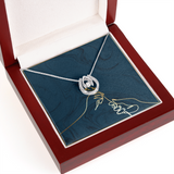 Eternal Lucky in Love Necklace Message Card