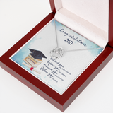 Congratulations Lucky in Love Necklace Message Card