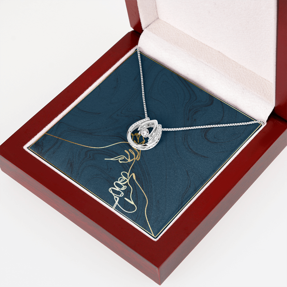 Eternal Lucky in Love Necklace Message Card