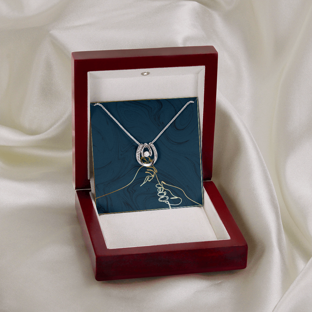 Eternal Lucky in Love Necklace Message Card