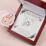 Besties Love Knot Earring & Necklace Set Message Card