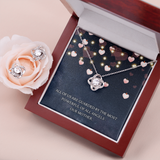 Our Mother Love Knot Earring & Necklace Set Message Card