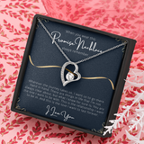 Promise Forever Love Necklace Message Card