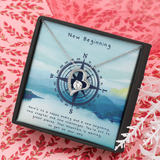 New Beginning Forever Love Necklace Message Card