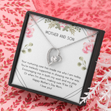 Mother and Son Forever Love Necklace Message Card