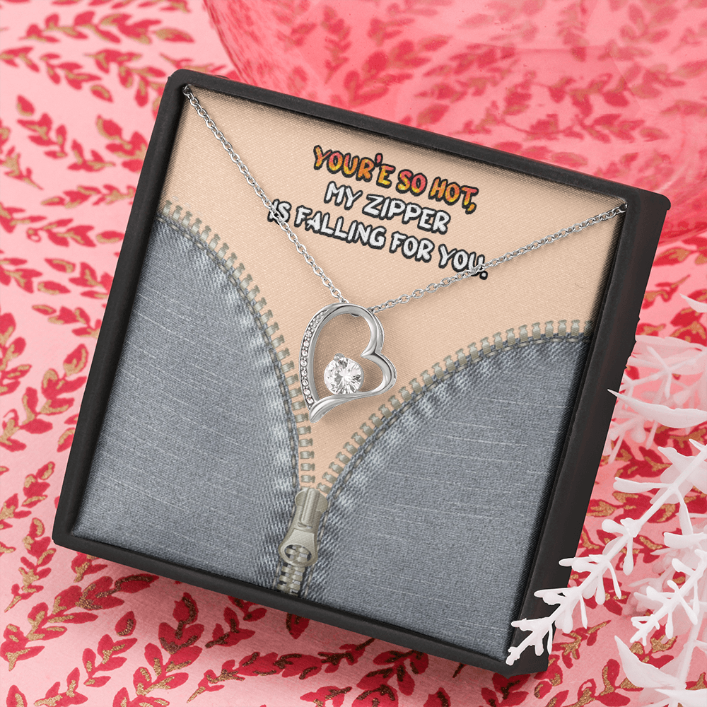 You're So Hot Forever Love Necklace Message Card