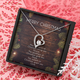 May The Spirit Of Christmas Forever Love Necklace Message Card