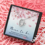Mama To Be Forever Love Necklace Message Card