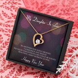 My Daughter-In-Law Forever Love Necklace Message Card