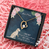 Dear Mom Forever Love Necklace Message Card