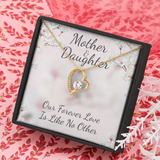 Mother & Daughter Forever Love Necklace Message Card