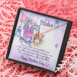 To My Mother Forever Love Necklace Message Card