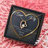 GOLD HEART Forever Love Necklace