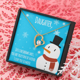 Daughter Forever Love Necklace Message Card