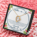 Mother-In-Law Forever Love Necklace Message Card