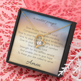 A Nurses Prayer Forever Love Necklace Set Message Card