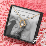 We Made It Forever Love Necklace Message Card