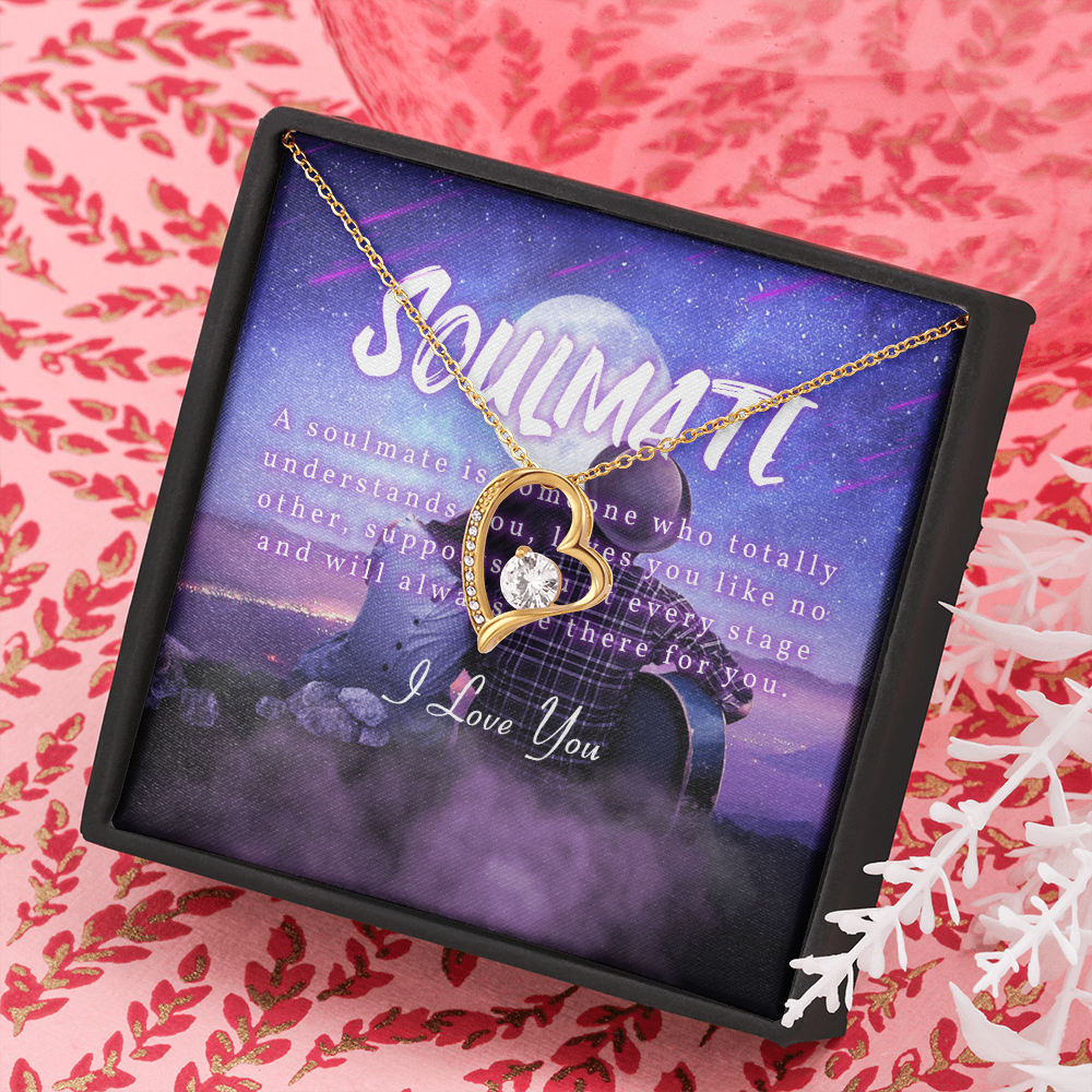Soulmate Forever Love Necklace Message Card