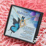 To My Mother-In-Law Forever Love Necklace Message Card