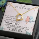 To My Special Someone Forever Love Necklace Message Card