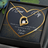 GOLD HEART Forever Love Necklace