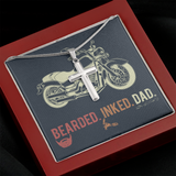 Awesome Dad Cross Necklace Message Card